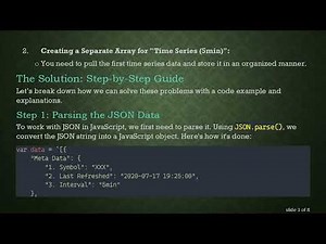 How to Parse JSON and Create a Readable Array in JavaScript