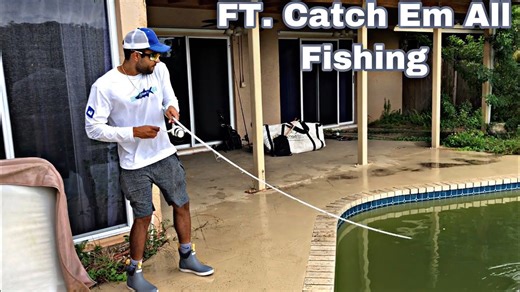 We Saved Fish From A Pool!!! Ft. Catch Em All Fishing