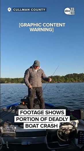 Footage shows portion of deadly boat crash