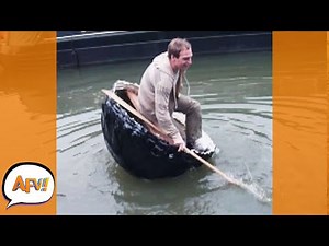 He Struggled So Hard But STILL FAILED! 😅 | Funniest Boat Fails | AFV 2021