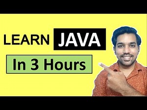 Java Tutorial for Beginners | Full Course to Learn Java in 3 Hours (NOTES)