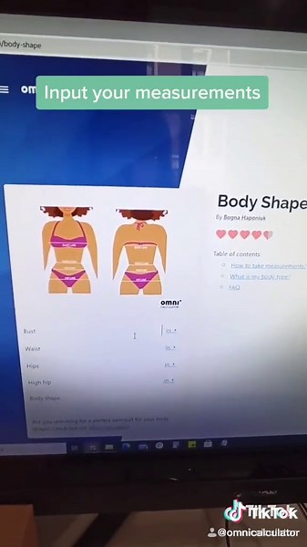 How to calculate your body shape? 🤔 #howtocalculate #calculator #omnicalculator #lifehacks #mathhacks #fashion #bodyshape #foryoupage #fyp #trending