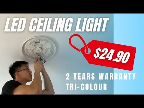 How to Replace Ceiling Light (Cheapest LED Ceiling Light in Singapore?)