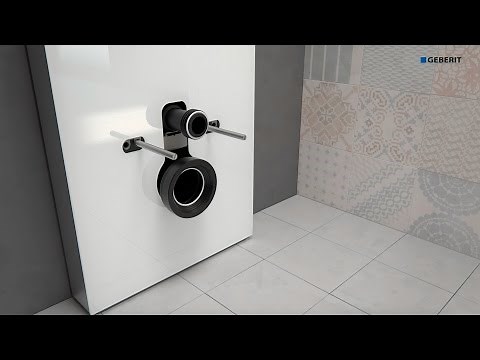 Geberit Monolith 2016 WC Wall drain - Installation