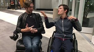 We have a very special guest on Wednesday's NEW Speechless!! We know you've all been waiting for the one and only Zach Anner! Tune in at 8:30 to see what happens after JJ runs away! | Micah Fowler