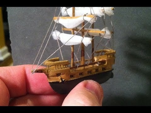 BEST Miniature Balsa Wood Boat Carving Time-Lapse & Sculpey Ocean