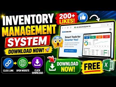 The Best Free Inventory System for Excel | Download Now