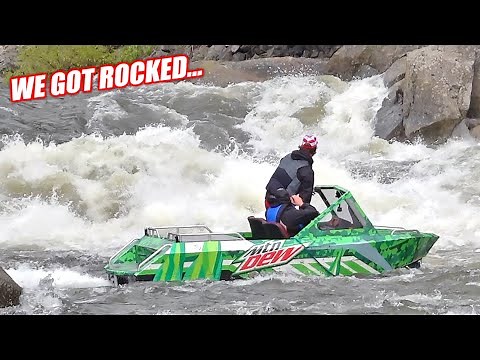I Almost Sank My Supercharged Mini Jet Boat In One Of Idaho’s Most Legendary Rapids!!!