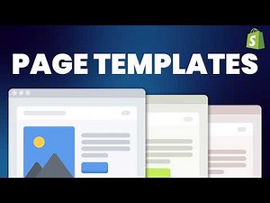 How To Use Page Templates In Shopify