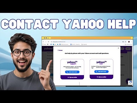 How To Contact Yahoo Mail Support | Quick & Easy Guide (2025)