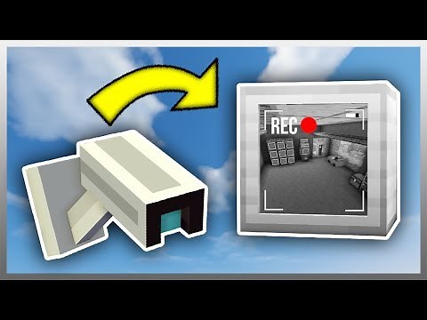 ✔️ Working SECURITY CAMERA in Minecraft!