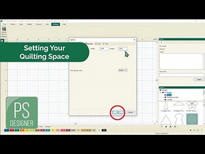 Setting Up Your Quilting Space in Pro-Stitcher Designer