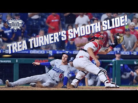 Trea Turner With the Smoothest Slide You'll Ever See! Every Angle!