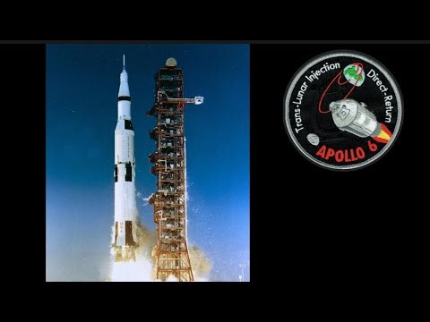 Apollo Missions: Apollo 6 Original Launch Footage.