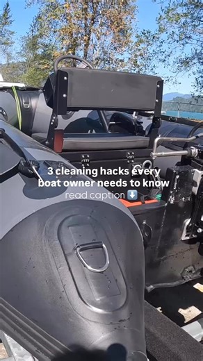 Boat cleaning hacks you’ll wish you knew earlier... 1. Rinse after every ride – Salt, sand, and dirt eat away at your boat if left behind. A quick freshwater rinse keeps it looking fresh. 2. Use inflatable-safe soap – Skip harsh chemicals. A mild, boat-safe cleaner protects the material and finish. 3. Dry before storage – Wipe down and air-dry completely to stop mold and mildew from creeping in. 👉 keep your boat looking brand new. subscribe to stryker boats for more pro tips. #strykerboats #inf