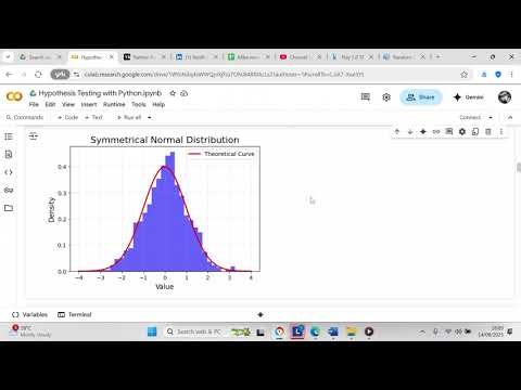Create a normal distribution with Python