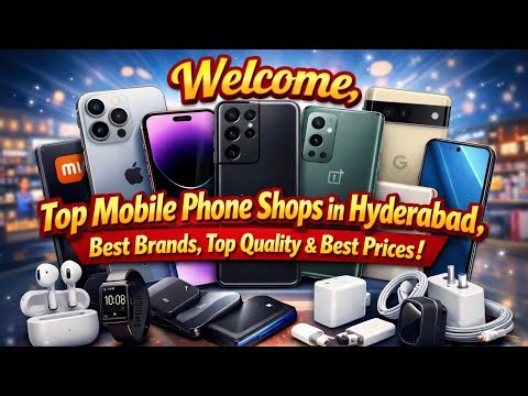 Top Mobile Phone Shops in Hyderabad | Top Brand Mobile Phones & accessories Shops Near me