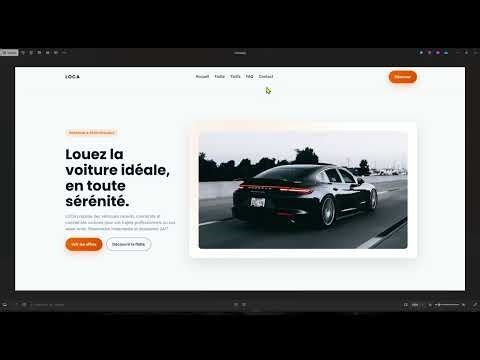 Créer un Site de Location de Voiture Moderne (HTML, CSS, JS) • Projet Débutant