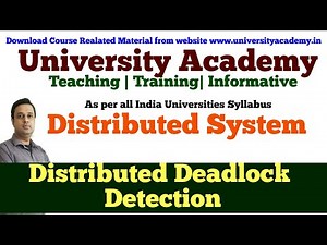 DS19:Distributed Deadlock Detection | Resource vs Communication Deadlocks distributed system