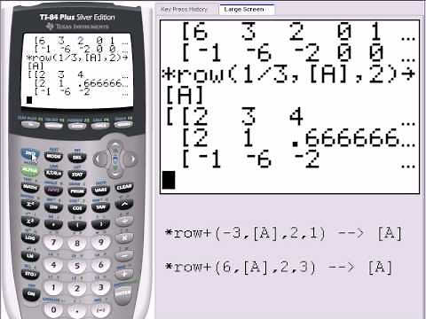 Using the TI-84 Plus to Pivot