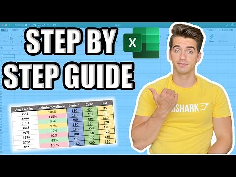 Calorie Tracking Spreadsheet Tutorial (FREE DOWNLOAD)