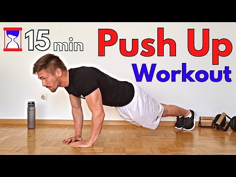 15 Min Push Up Workout | All Levels | Chest, Arms & Shoulders