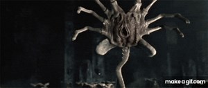 Alien Facehugger on Make a GIF