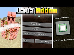 JAVA ADDON FOR MINECRAFT PE 1.16+