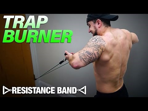 Resistance Band Trap Workout At Home to Get Ripped!
