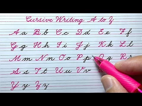 Cursive writing a to z | Cursive abcd | Cursive handwriting practice abcd | Cursive letters abcd