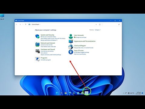 How To Pin Control Panel To Taskbar & Start Menu In Windows 11