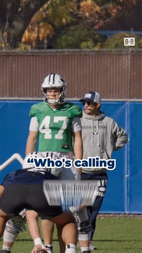 Mic’d up @bearb47 at BYU practice 🐻🎤 #byu #cfb #byufootball #collegefootball #bear | College Football from B/R
