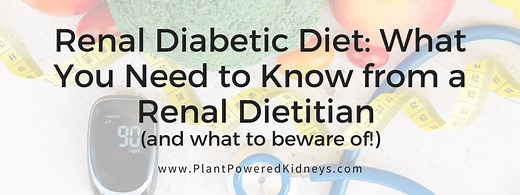 Renal Diabetic Diet: What to Eat for Both Diet Plans (  Free Meal Plan PDF)