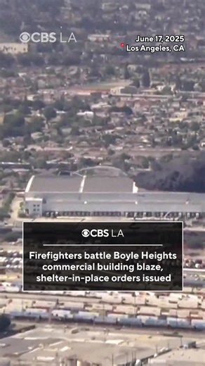 Massive Lineage cold storage fire in Boyle Heights