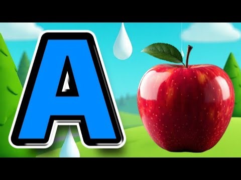 Alphabet song//nursery rhyme//capital letter//cartoon videos//ABCD phonic sound for kid‪@Kideasyzone-‬