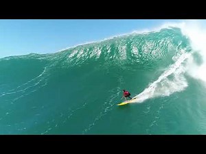 300万再生 ドローンで10メートルの巨大波を撮影 世界チャンピオン JohnJohnFlorence BigWave Jaws Pe'ahi Maui 2018