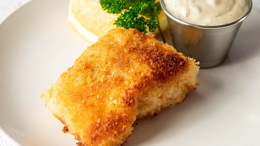 Breaded Pan-Fried Cod Recipe - Mashed