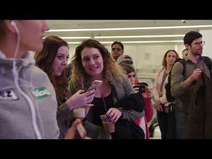 USC Trojan Marching Band surprise performance at LAX