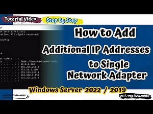 Add Additional IP Addresses to The Same NetWork Adapter | Windows Server 2019 / 2022