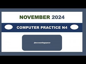 COMPUTER PRACTICE N4 THEORY NOVEMBER 2024 COMPUTING CONCEPTS AND APPLICATION SKILLS