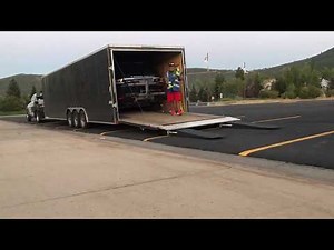 Enclosed Carrier Loading Cars