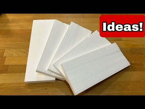 Make Amazing Things by Recycling Styrofoam Waste! I Created a Legendary Project from Scratch