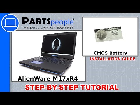 Dell AlienWare M17xR4 CMOS Battery Replacement Video Tutorial