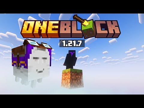 HOW TO INSTALL OneBlock SKY BLOCK Map for Minecraft 1.21.7 ! Download and Play