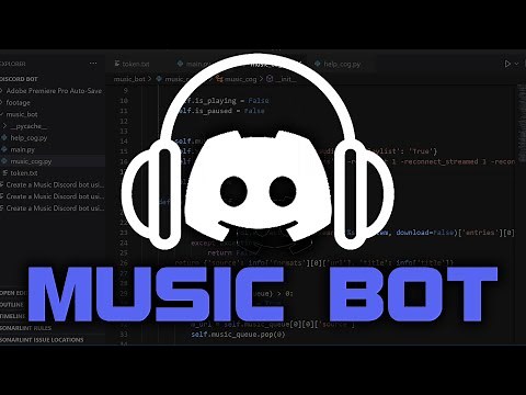 Create a Music Discord Bot using Discord JS