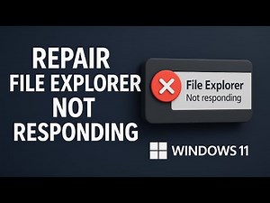 How to Repair Windows 11 File Explorer Not Responding