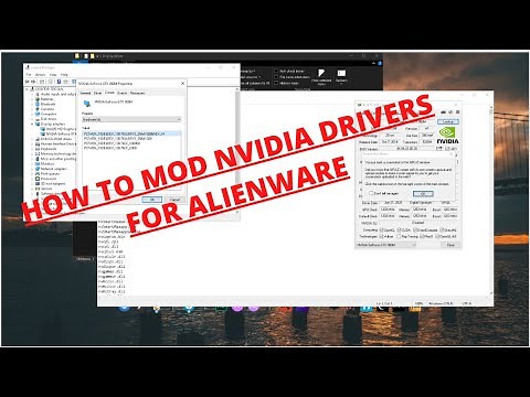 ALIENWARE HOW TO MOD NVIDIA DRIVERS FOR GPU LIKE 970/980/1060/1070
