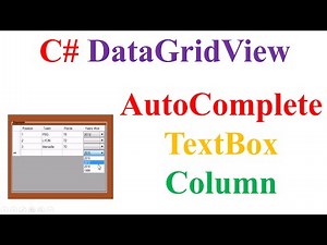 C# DataGridView - Add AutoCompleteTextBox Column