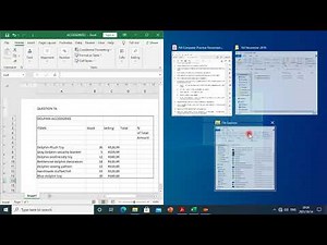 Computer Practice N4 November 2016 MS Excel Question 7 Memorandum