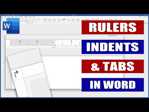 Rulers, Indents and Tabs in Word | Microsoft Word Tutorials
